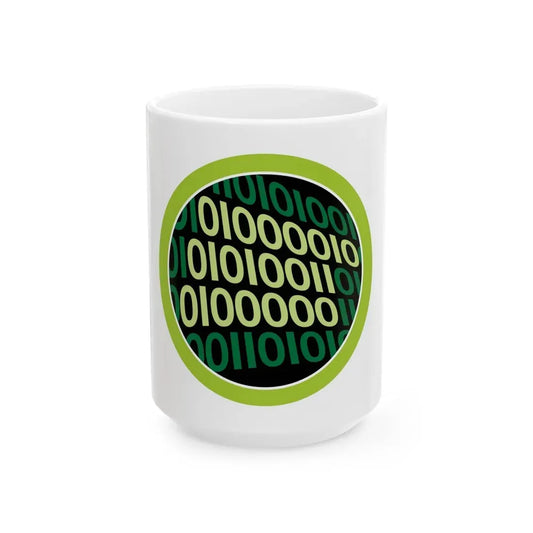 Programming (Boy Scout Merit Badge) White Coffee Mug 15oz - Go Mug Yourself