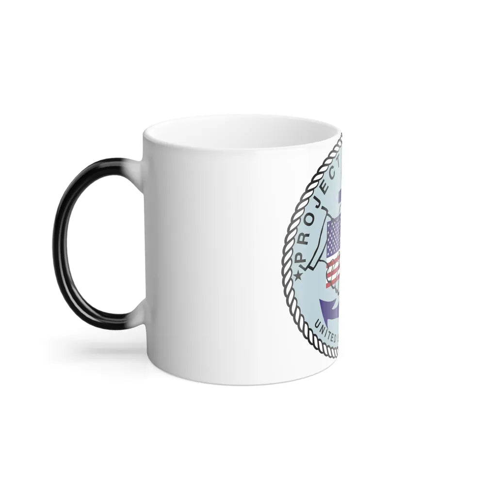 Project Handclasp Navy - Color Changing Mug 11oz-Go Mug Yourself