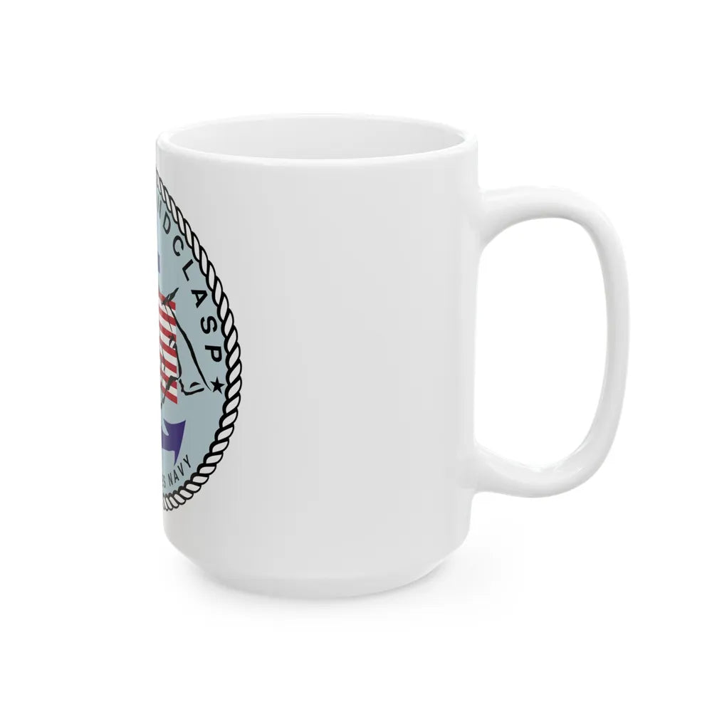 Project Handclasp Navy - White Coffee Mug-Go Mug Yourself