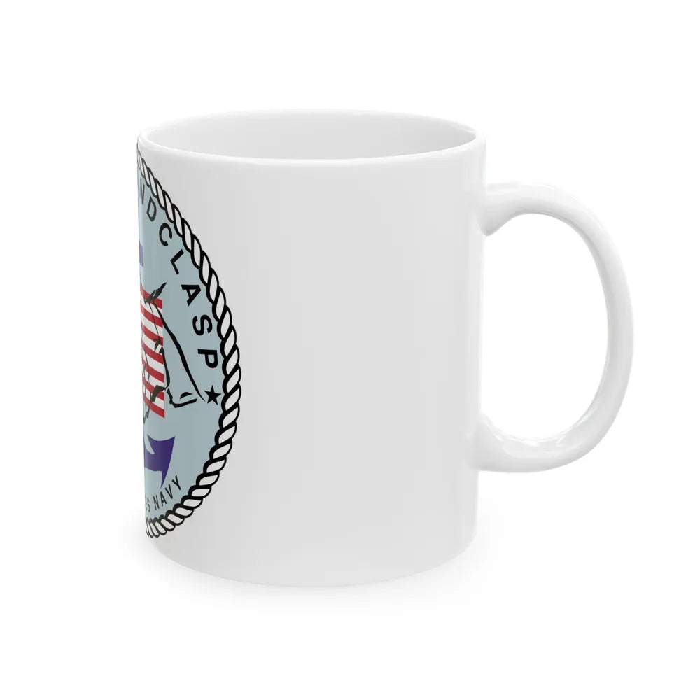 Project Handclasp Navy - White Coffee Mug-Go Mug Yourself