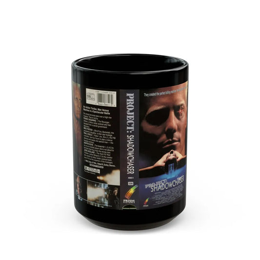 PROJECT SHADOWCHASER SCIFI (VHS COVER) - Black Coffee Mug-15oz-Go Mug Yourself