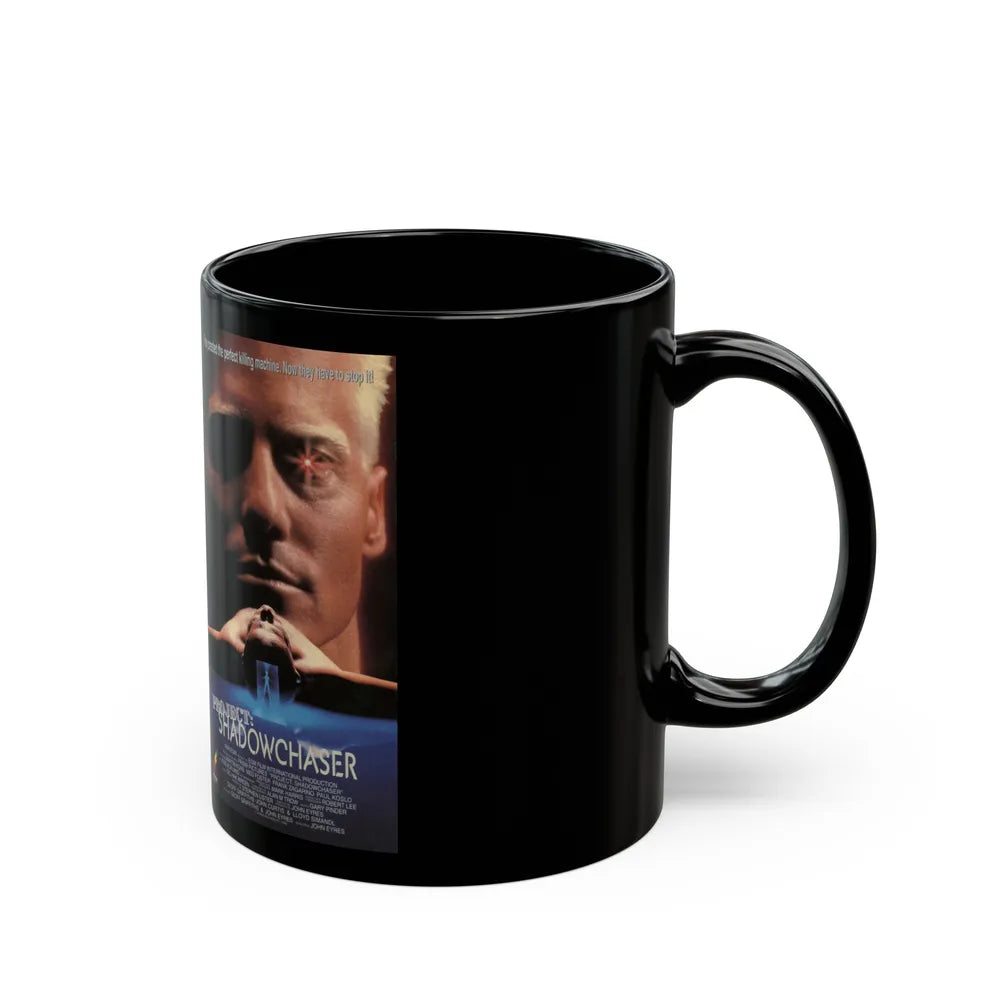 PROJECT SHADOWCHASER SCIFI (VHS COVER) - Black Coffee Mug-Go Mug Yourself