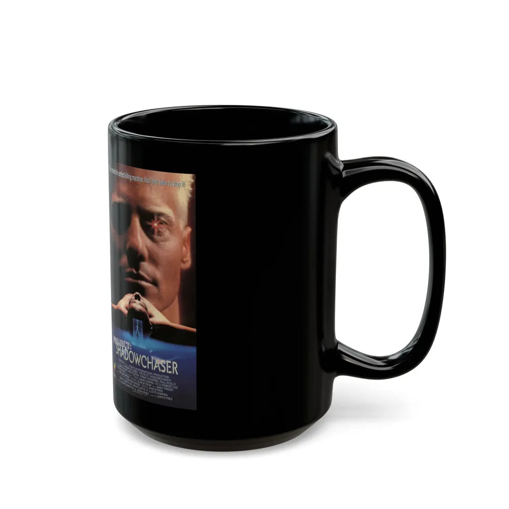 PROJECT SHADOWCHASER (VHS COVER) - Black Coffee Mug-Go Mug Yourself