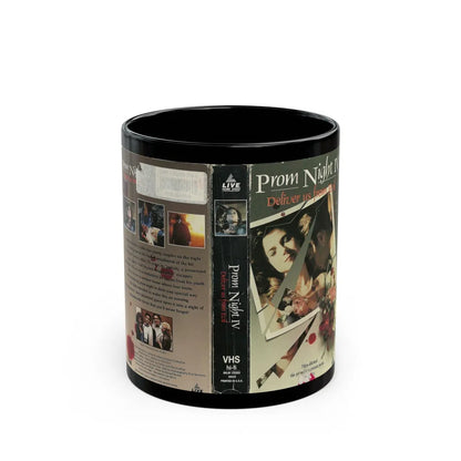 PROM NIGHT IV DELIVER US FROM EVIL (VHS COVER) - Black Coffee Mug-11oz-Go Mug Yourself