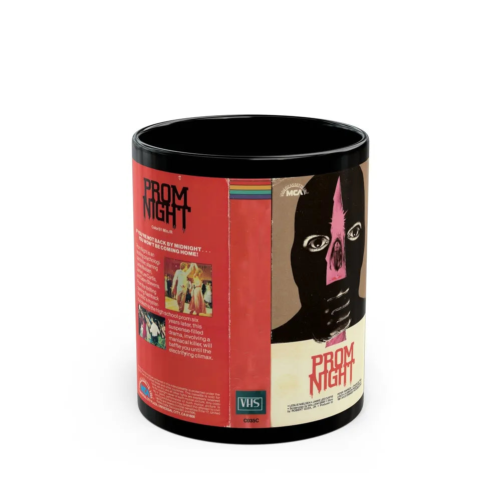 PROM NIGHT MCA (VHS COVER) - Black Coffee Mug-11oz-Go Mug Yourself