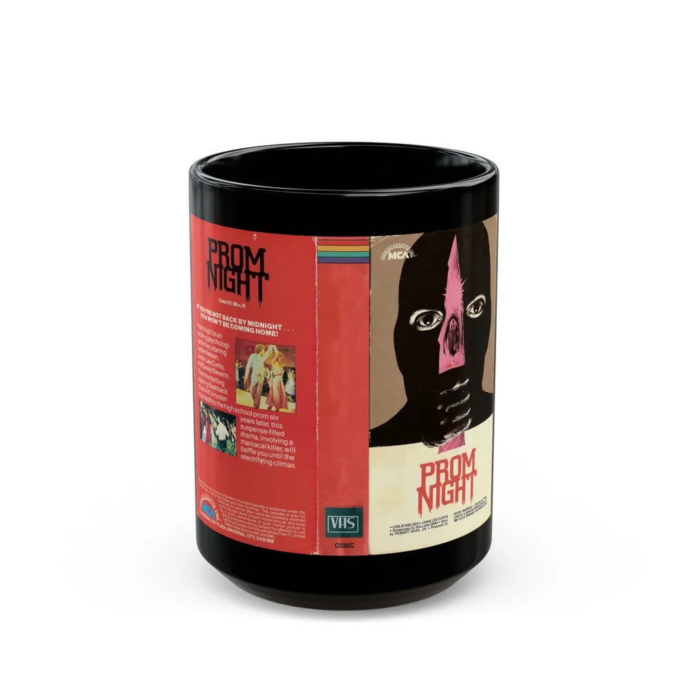 PROM NIGHT MCA (VHS COVER) - Black Coffee Mug-15oz-Go Mug Yourself