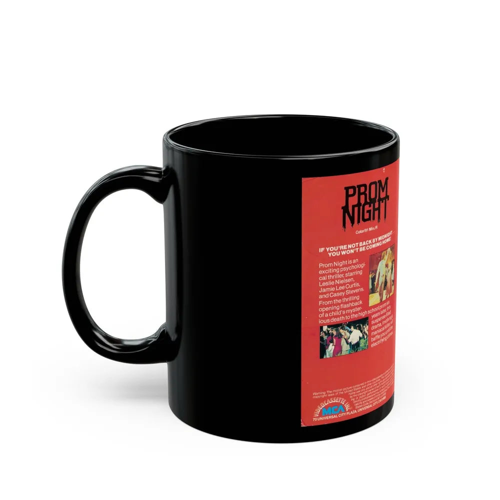 PROM NIGHT MCA (VHS COVER) - Black Coffee Mug-Go Mug Yourself