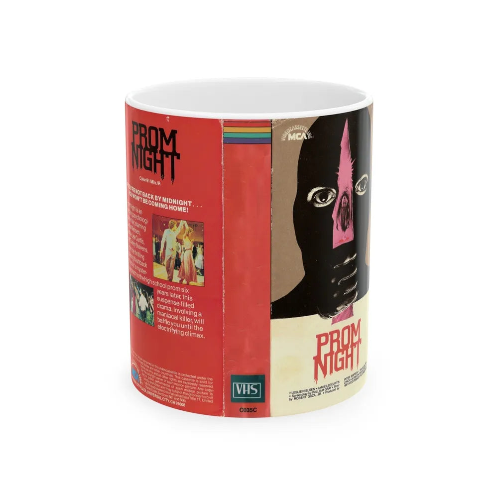 PROM NIGHT MCA (VHS COVER) - White Coffee Mug-11oz-Go Mug Yourself