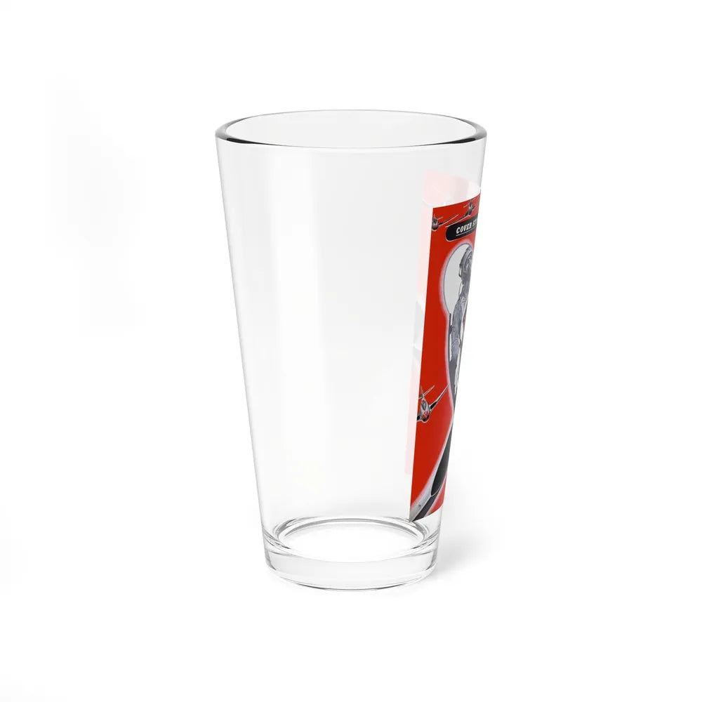 Prone Pilot, 1949 (Magazine Illustration) Pint Glass 16oz-Go Mug Yourself