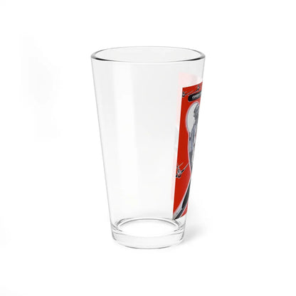 Prone Pilot, 1949 (Magazine Illustration) Pint Glass 16oz-Go Mug Yourself