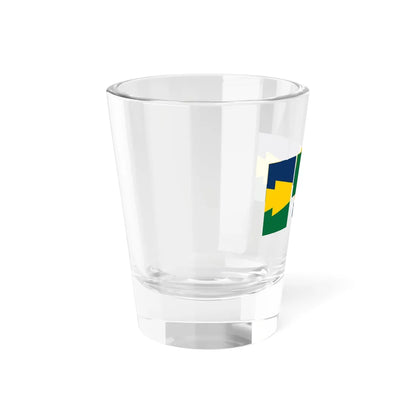 Proper display of the Keystone Flag (United States) Shot Glass 1.5oz - Go Mug Yourself
