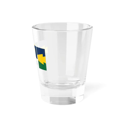 Proper display of the Keystone Flag (United States) Shot Glass 1.5oz - Go Mug Yourself