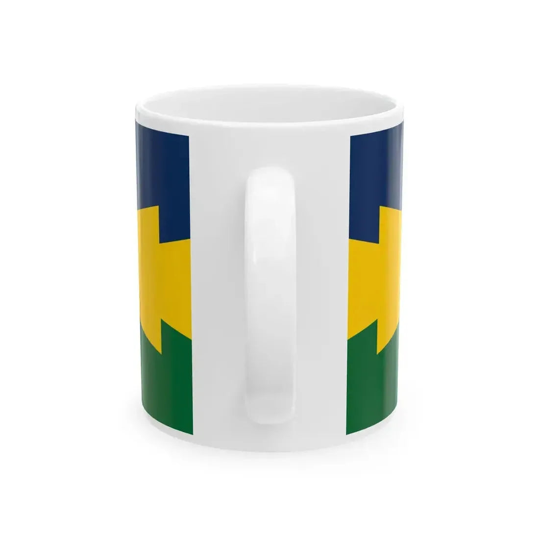 Proper display of the Keystone Flag (United States) White Coffee Mug - Go Mug Yourself