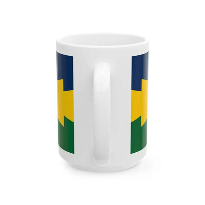 Proper display of the Keystone Flag (United States) White Coffee Mug - Go Mug Yourself