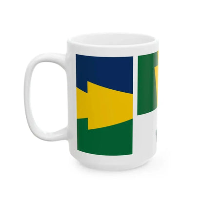 Proper display of the Keystone Flag (United States) White Coffee Mug - Go Mug Yourself