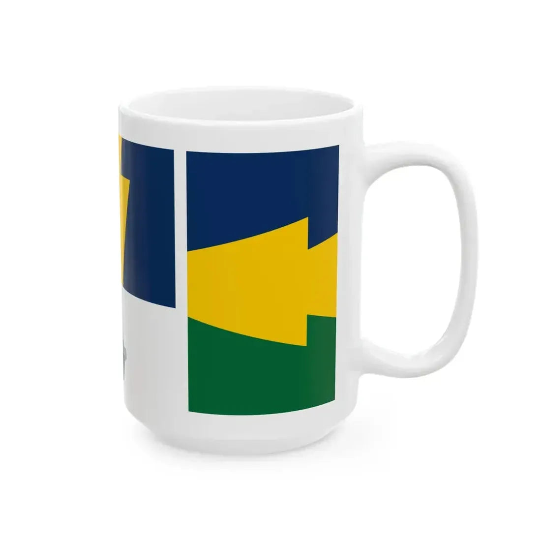 Proper display of the Keystone Flag (United States) White Coffee Mug - Go Mug Yourself