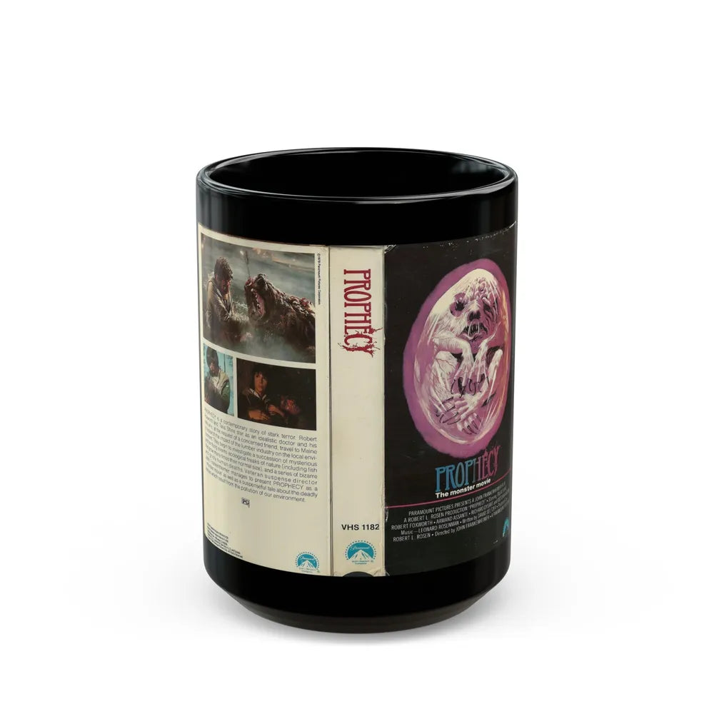 PROPHECY THE MONSTER MOVIE (VHS COVER) - Black Coffee Mug-15oz-Go Mug Yourself