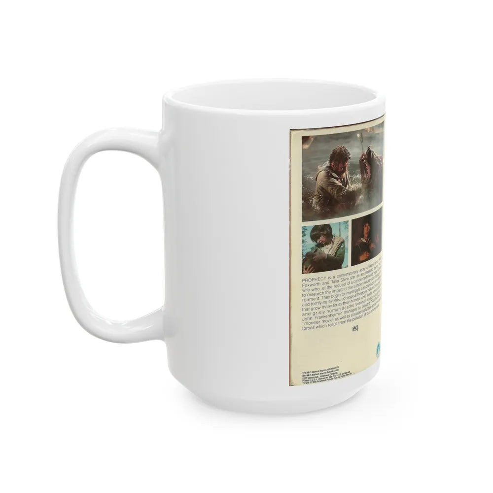 PROPHECY THE MONSTER MOVIE (VHS COVER) - White Coffee Mug-Go Mug Yourself