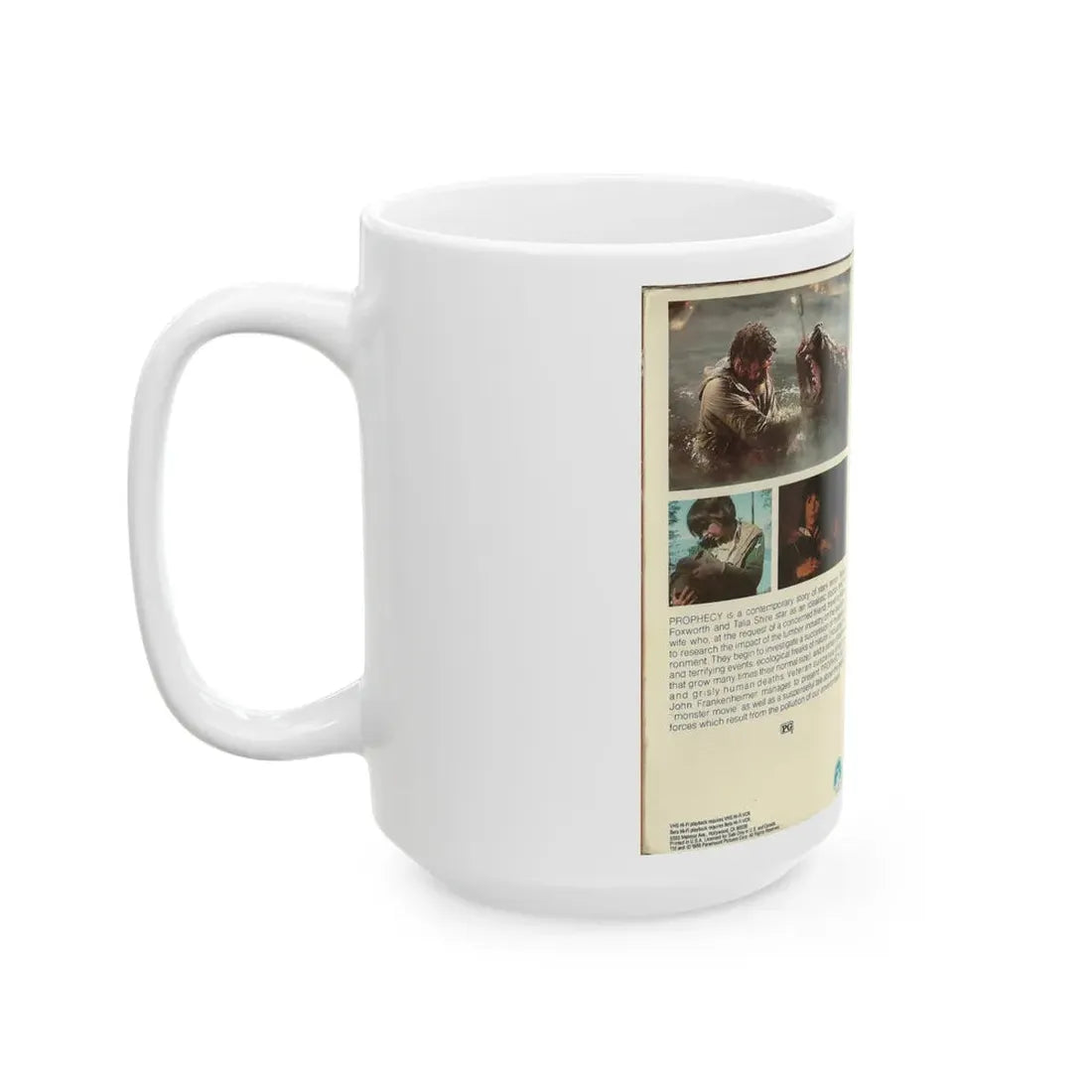 PROPHECY THE MONSTER MOVIE (VHS COVER) - White Coffee Mug - Go Mug Yourself