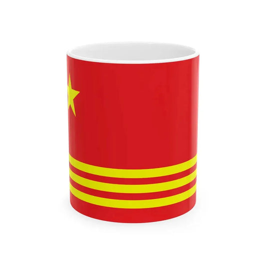 Proposal 3 for the PRC flag (China) White Coffee Mug 11oz - Go Mug Yourself
