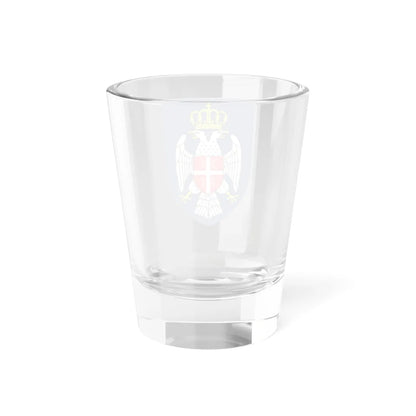 Proposal coat of arms of the United Serb Republic (Serbia) (Coat of Arms) Shot Glass 1.5oz - Go Mug Yourself