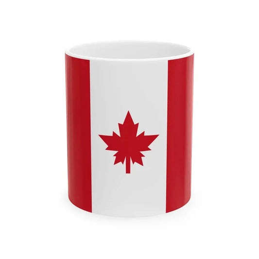 Proposal for Flag of Canada by George Stanley 1964 (Canada) White Coffee Mug 11oz - Go Mug Yourself