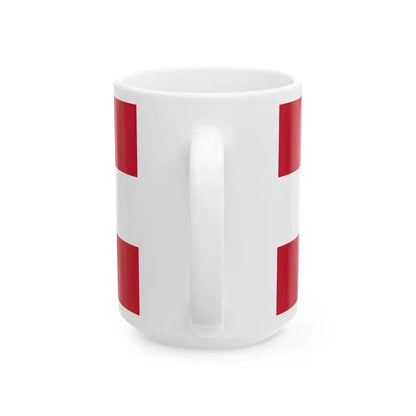 Proposal for Flag of Canada by George Stanley - Option B 1964 (Canada) White Coffee Mug - Go Mug Yourself