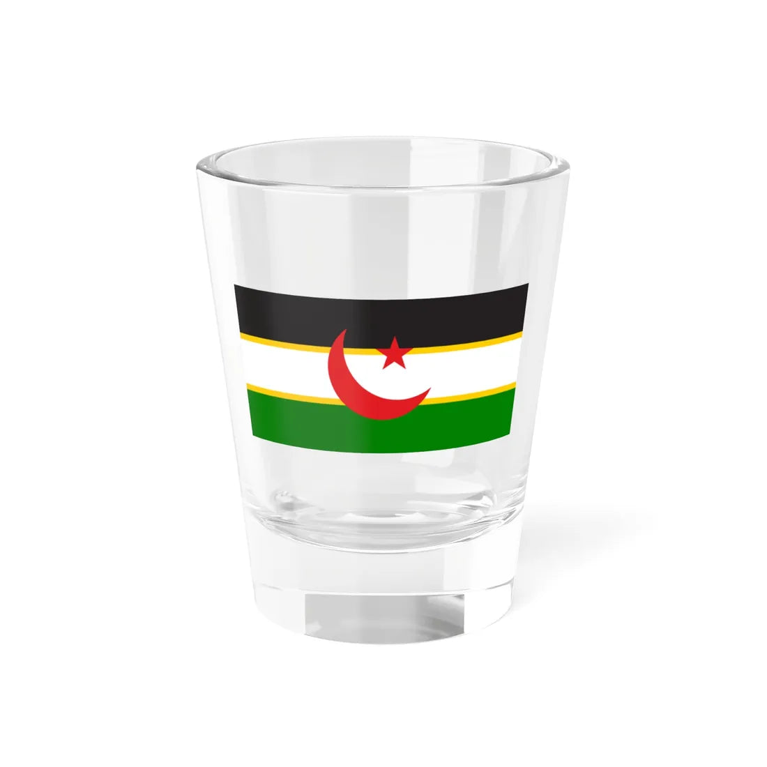 Proposal for Flag of Western Sahara Shot Glass 1.5oz 1.5oz - Go Mug Yourself