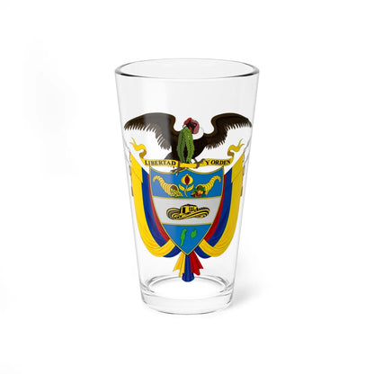 Proposal of coat of arms of Colombia 2009 (Colombia) (Coat of Arms) Pint Glass 16oz 16oz - Go Mug Yourself