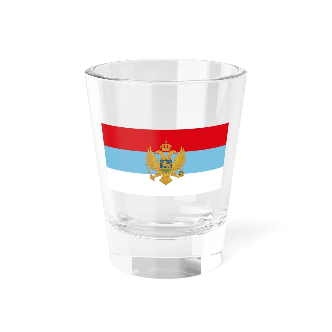Propose flag of Montenegro (Montenegro) Shot Glass 1.5oz 1.5oz - Go Mug Yourself