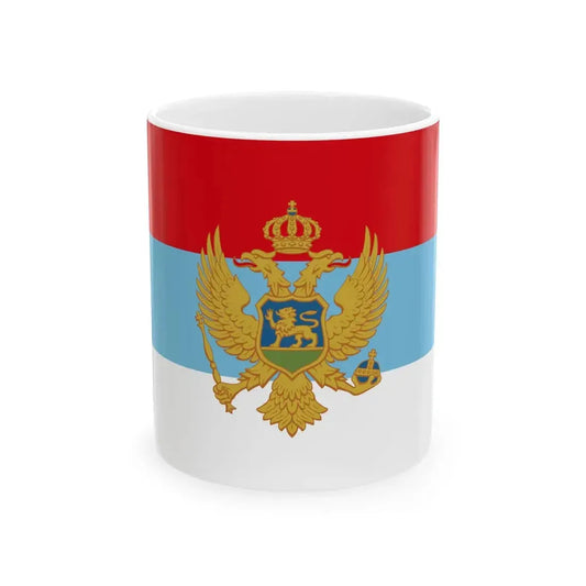 Propose flag of Montenegro (Montenegro) White Coffee Mug 11oz - Go Mug Yourself