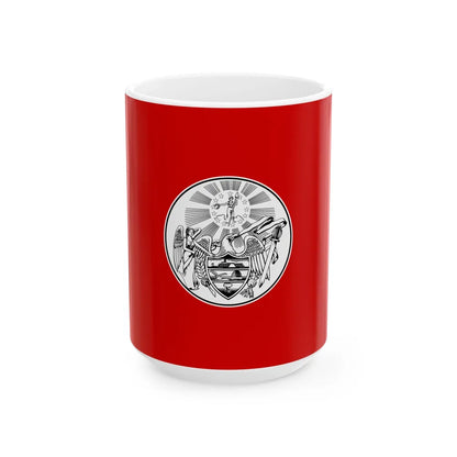 Proposed Arkansas flag 1876 (United States) White Coffee Mug 15oz - Go Mug Yourself