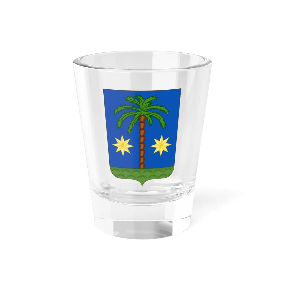 Proposed Arms of Apulia 1910 (Italy) (Coat of Arms) Shot Glass 1.5oz 1.5oz - Go Mug Yourself