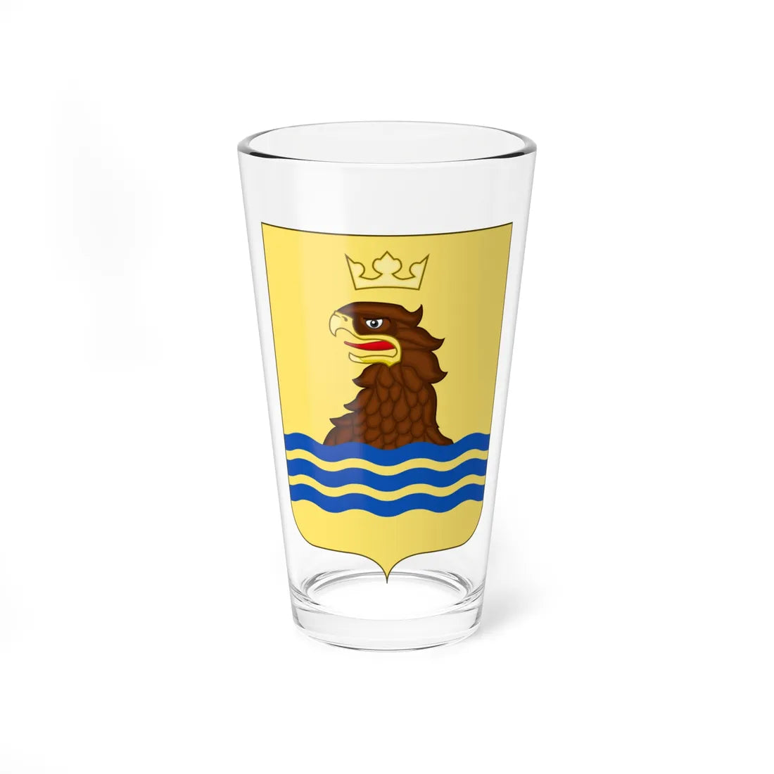 Proposed Arms of Basilicata 1910 (Italy) (Coat of Arms) Pint Glass 16oz 16oz - Go Mug Yourself