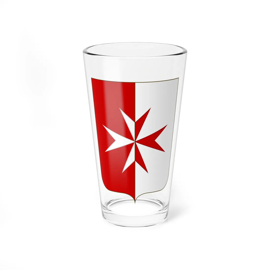 Proposed Arms of Italian Malta 1910 (Italy) (Coat of Arms) Pint Glass 16oz 16oz - Go Mug Yourself