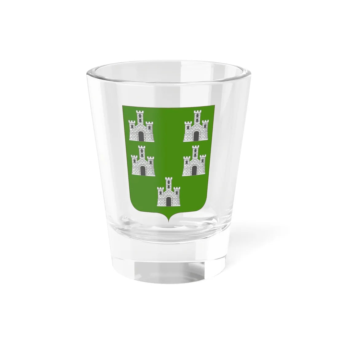 Proposed Arms of Marche 1910 (Italy) (Coat of Arms) Shot Glass 1.5oz 1.5oz - Go Mug Yourself
