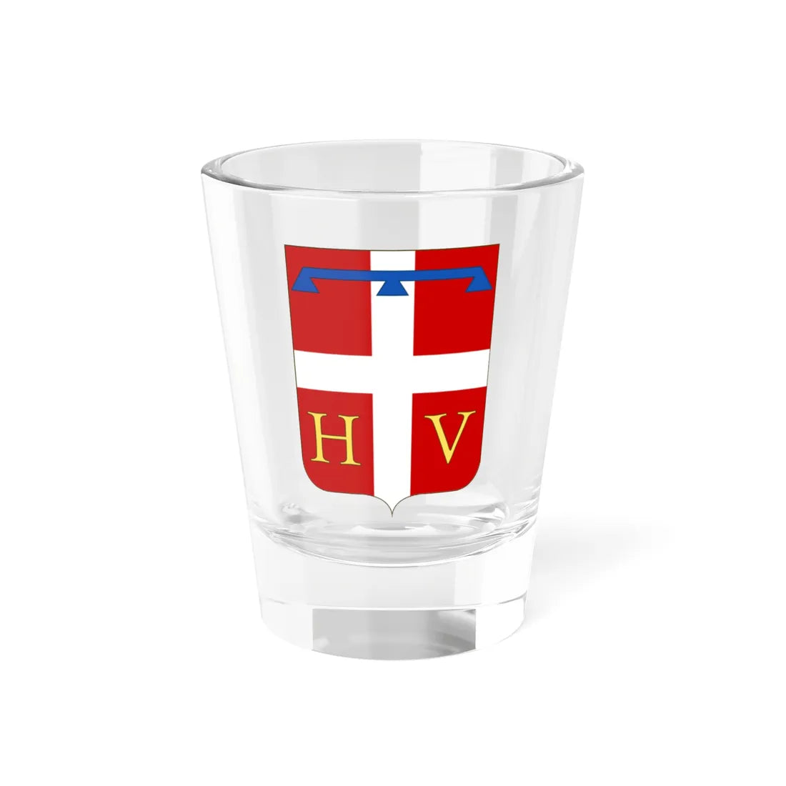 Proposed Arms of Piedmont 1910 (Italy) (Coat of Arms) Shot Glass 1.5oz - Go Mug Yourself