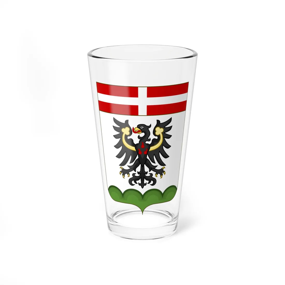 Proposed Arms of Venezia Tridentina 1910 (Italy) (Coat of Arms) Pint Glass 16oz 16oz - Go Mug Yourself