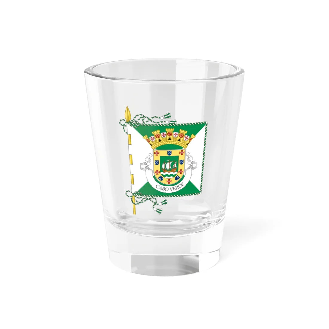 Proposed banner of Portuguese Cape Verde 1932 (Cape Verde) Shot Glass 1.5oz 1.5oz - Go Mug Yourself