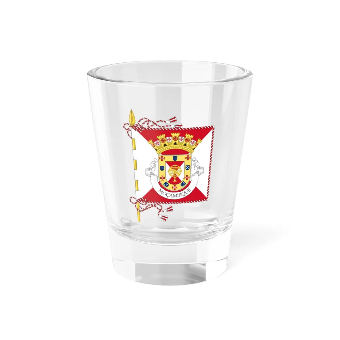 Proposed banner of Portuguese Mozambique 1932 (Mozambique) Shot Glass 1.5oz 1.5oz - Go Mug Yourself