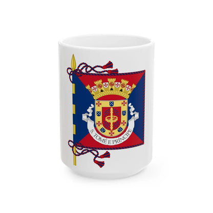 Proposed banner of Portuguese Sao Tome and Principe 1932 (Portugal) White Coffee Mug 15oz - Go Mug Yourself