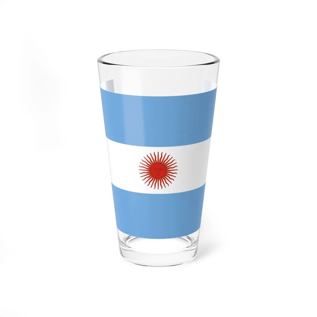 Proposed Civil Flag for Argentina 4 (Argentina) Pint Glass 16oz 16oz - Go Mug Yourself