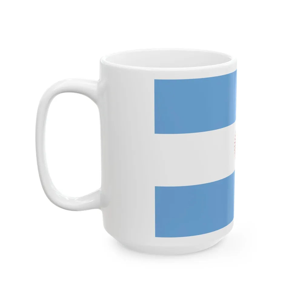 Proposed Civil Flag for Argentina 4 (Argentina) White Coffee Mug - Go Mug Yourself
