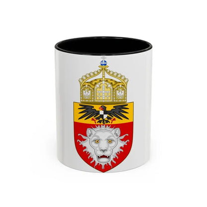 Proposed Coat of Arms East Africa 1914 - Accent Coffee Mug 11oz Black - Go Mug Yourself