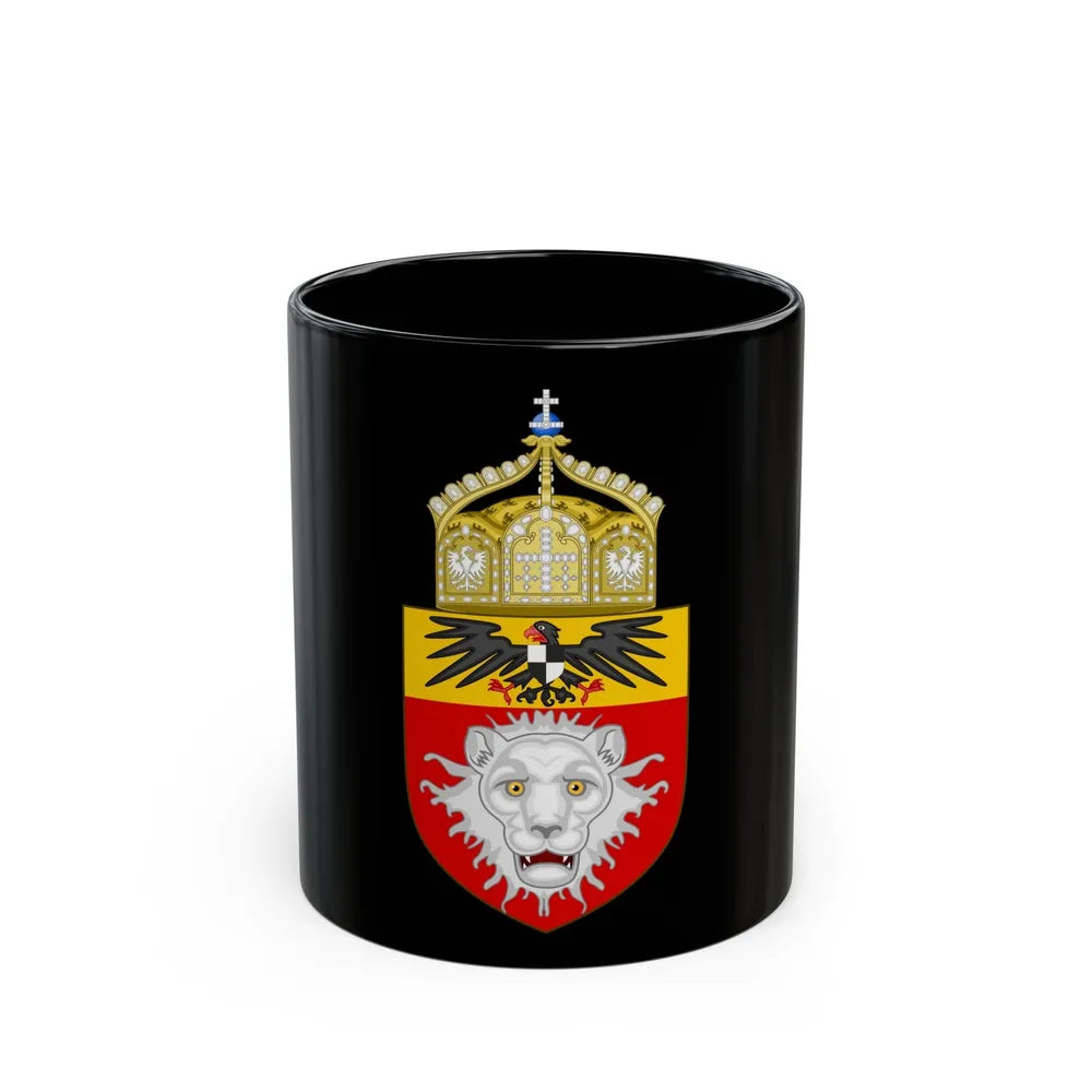 Proposed Coat of Arms East Africa 1914 - Black Coffee Mug-11oz-Go Mug Yourself