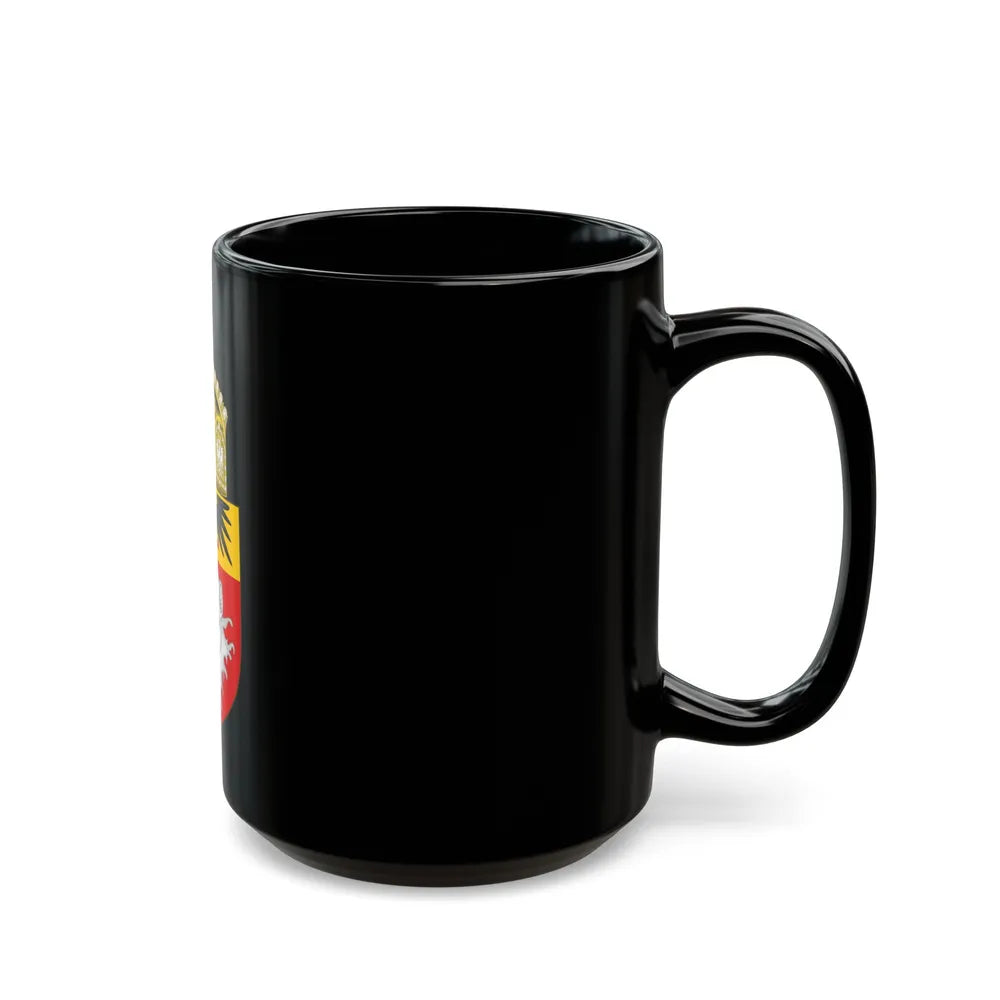 Proposed Coat of Arms East Africa 1914 - Black Coffee Mug-Go Mug Yourself