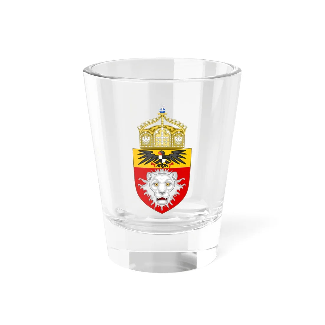 Proposed Coat of Arms East Africa 1914 (Germany) (Coat of Arms) Shot Glass 1.5oz 1.5oz - Go Mug Yourself