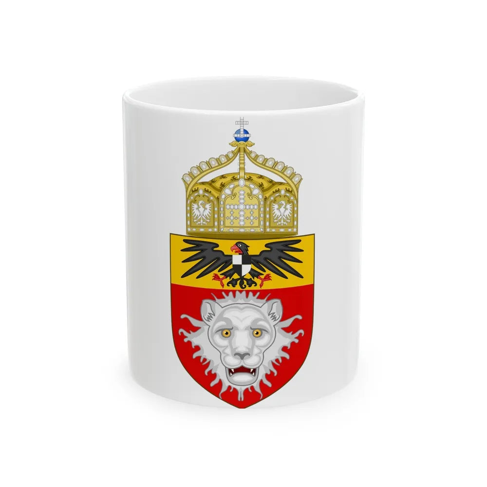 Proposed Coat of Arms East Africa 1914 - White Coffee Mug-11oz-Go Mug Yourself