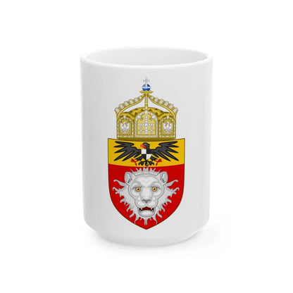 Proposed Coat of Arms East Africa 1914 - White Coffee Mug-15oz-Go Mug Yourself