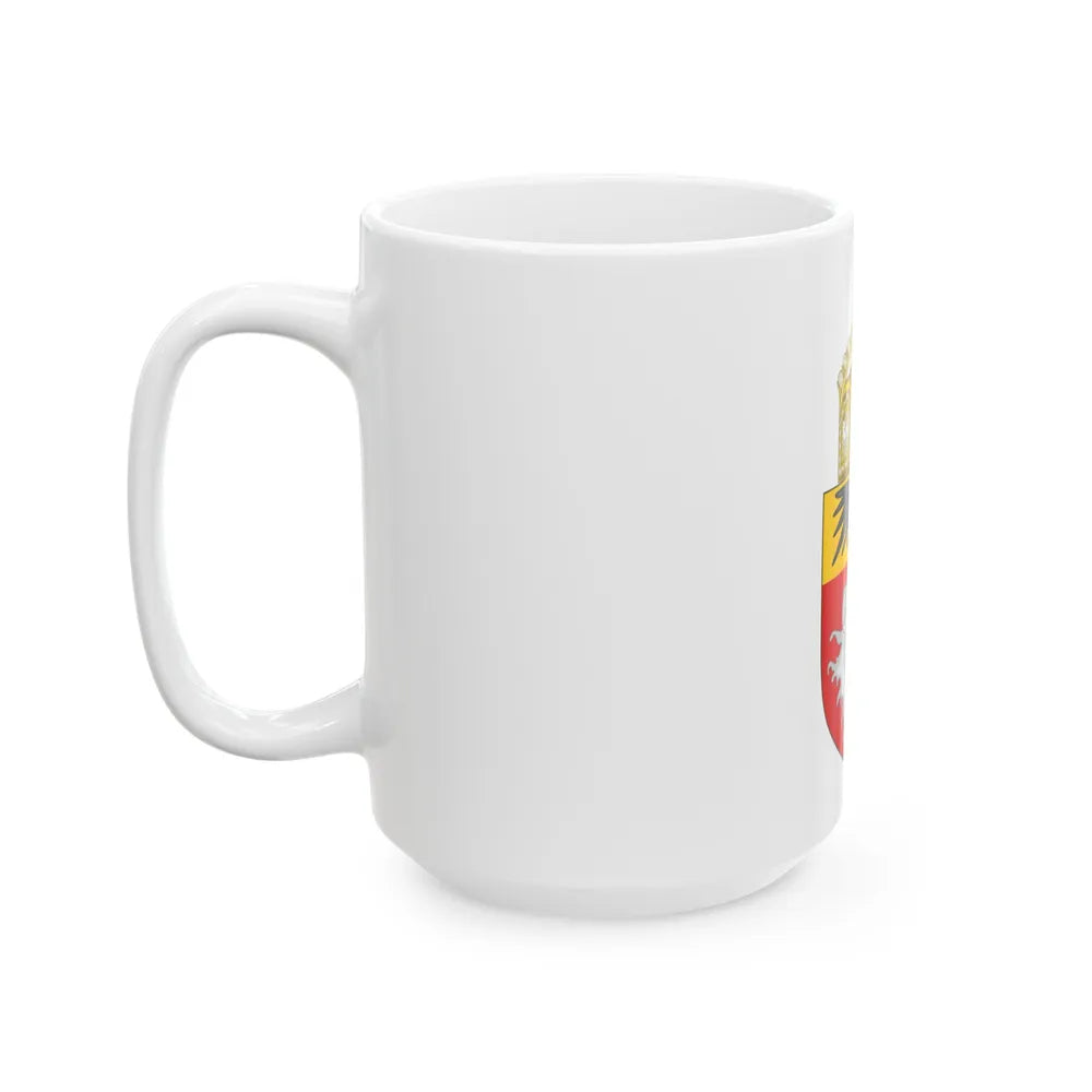 Proposed Coat of Arms East Africa 1914 - White Coffee Mug-Go Mug Yourself